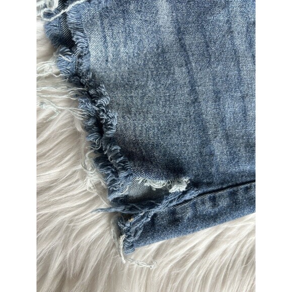 Wild Fable Women’s Size 8 Highest Rise Cut Off Jean Shorts Jorts Side Slits - Picture 5 of 11